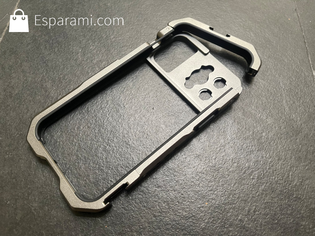 Jaula SmallRig para iPhone. Parte interior.